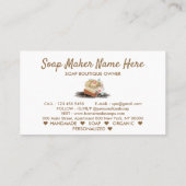 Seife Sparkor Floral Visitenkarte (Rückseite)