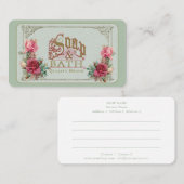 SEIFE u. BAD ~ Visitenkarte (Vorne/Hinten)