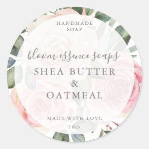 Seifen-Aufkleber Runder Aufkleber