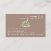 Seifen bei BathTub mit Blasen Visitenkarte (Rückseite)