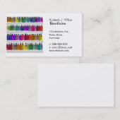 Seifen Sie Flaschen-Regenbogen - Visitenkarte (Vorne/Hinten)