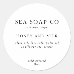 Seifenaufkleber Runder Aufkleber