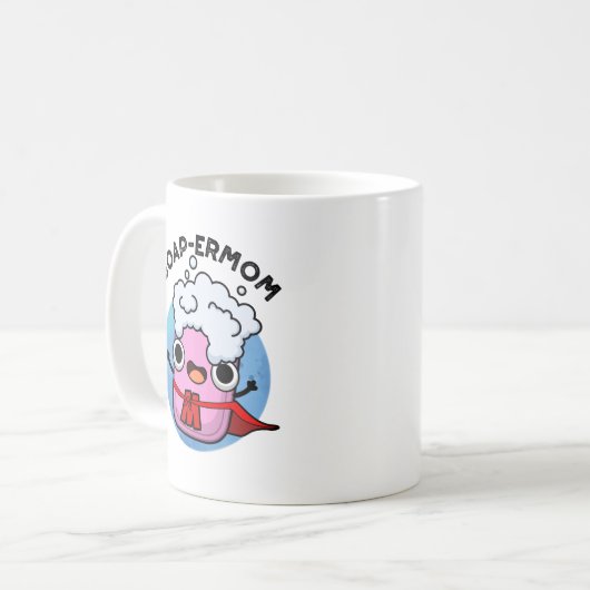 Seifenbaum Funny seiap Mama Pun Kaffeetasse (Vorderseite Links)