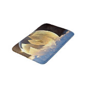 Seifenblase auf Schnee Badematte (Schrägansicht)