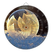 Seifenblase auf Schnee Dartscheibe (vorne)