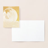 Seifenblase auf Schnee Folienkarte (Anzeige)