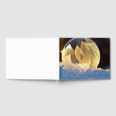 Seifenblase auf Schnee Gästebuch (Voll)