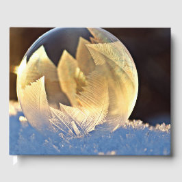 Seifenblase auf Schnee Gästebuch