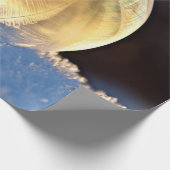 Seifenblase auf Schnee Geschenkpapier (Ecke)