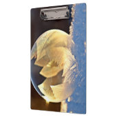 Seifenblase auf Schnee Klemmbrett (Links)