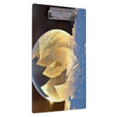 Seifenblase auf Schnee Klemmbrett (Rechts)