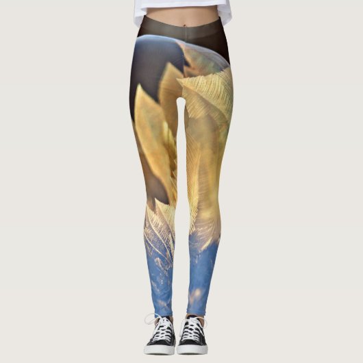 Seifenblase auf Schnee Leggings (Vorderseite)