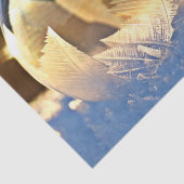 Seifenblase auf Schnee Seidenpapier (Ausschnitt)