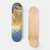 Seifenblase auf Schnee Skateboard (Vorderseite)