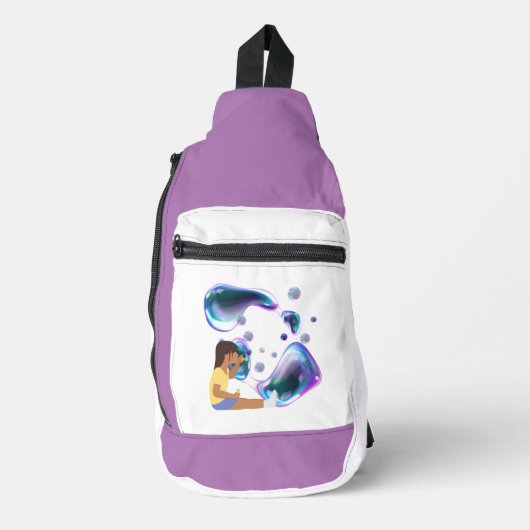 Seifenblase Crossbody Bag (Vorderseite)