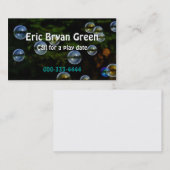 Seifenblase-Telefonkarte Telefonnummerkarte (Vorne/Hinten)