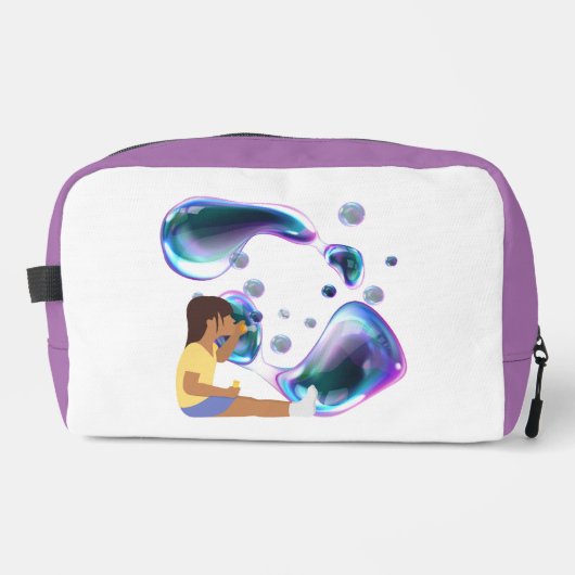 Seifenblase Waschbeutel (Vorderseite)