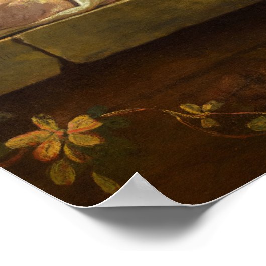 Seifenblasen, 1733-1734 von Jean Simeon Chardin Poster (Ecke)