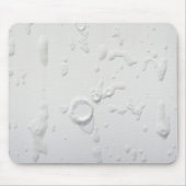 Seifenblasen auf Weiß Mousepad (Vorne)