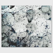 Seifenblasen aus Tapeten Geschenkpapier (Flach)