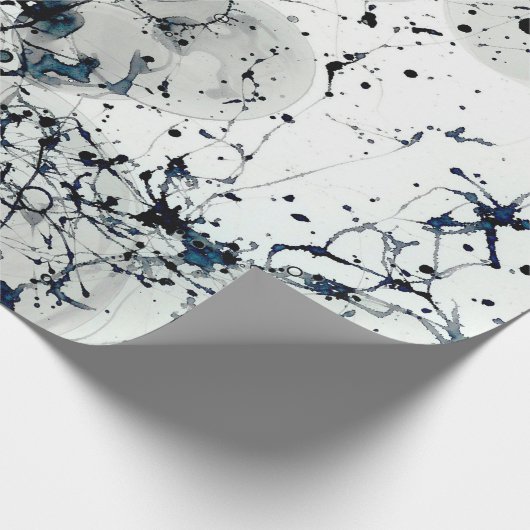 Seifenblasen aus Tapeten Geschenkpapier (Ecke)