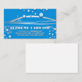 Seifenblasen | Auto Sportwagen Hintergrund Visitenkarte (Vorne/Hinten)