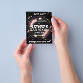 Seifenblasen Autowaschen Flyer (Gruppe)