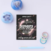 Seifenblasen Autowaschen Flyer (Einzeln)