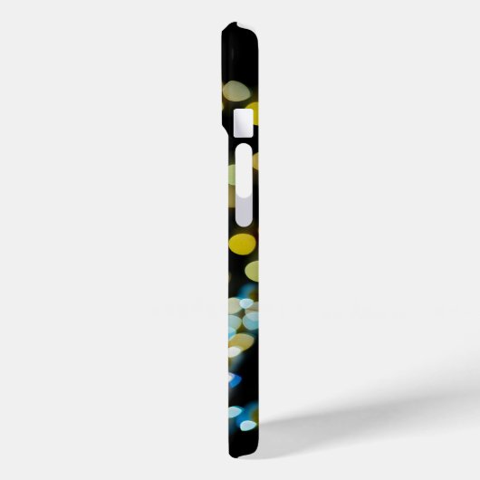 Seifenblasen Bokeh auf schwarz Case-Mate iPhone Hülle (Rückseite / Links)