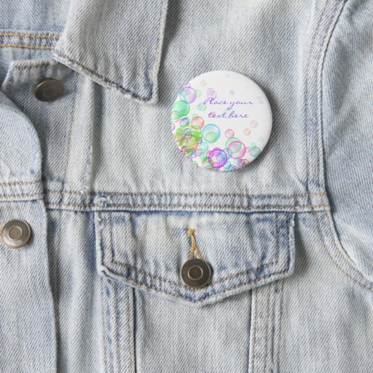 Seifenblasen Button (Beispiel)