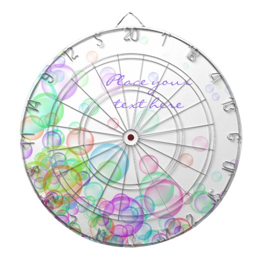 Seifenblasen Dartscheibe (vorne)
