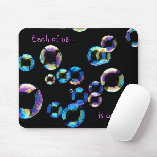 Seifenblasen durch tdgallery Mausunterlage Mousepad (Mit Mouse)