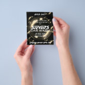 Seifenblasen Flyer waschen (Gruppe)