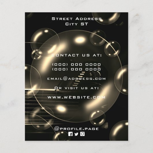 Seifenblasen Flyer waschen (Hinten)