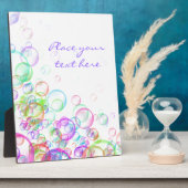 Seifenblasen Fotoplatte (Seite)