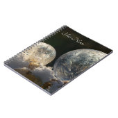 Seifenblasen gefroren Eiskristall Cool Winter - Na Notizblock (Linke Seite)