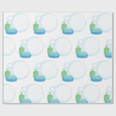 Seifenblasen Geschenkpapier (Flach)