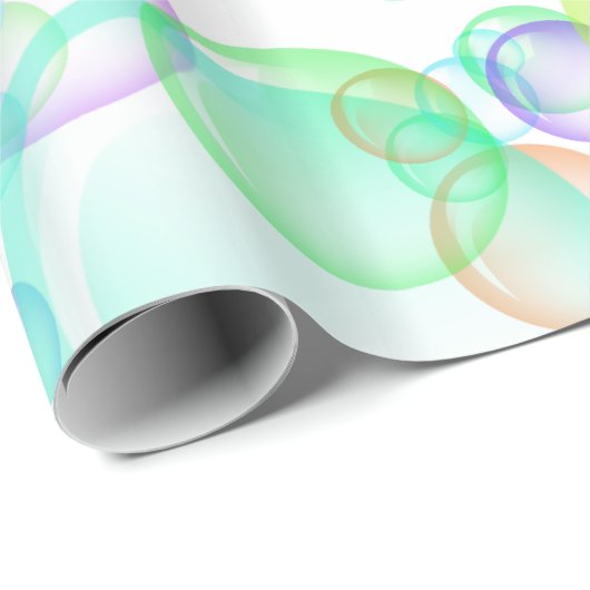 Seifenblasen Geschenkpapier (Rolleneckpunkt)