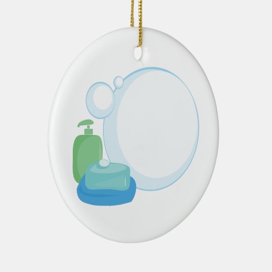 Seifenblasen Keramik Ornament (Rechts)