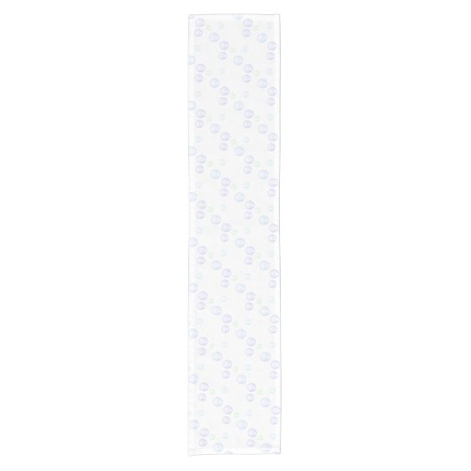 Seifenblasen Kurzer Tischläufer (Vorderseite)