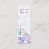 Seifenblasen Mini Visitenkarte (Vorderseite)