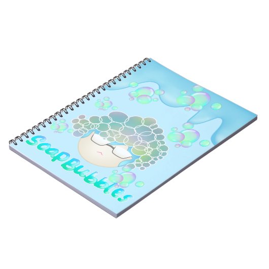 Seifenblasen Notizblock (Linke Seite)