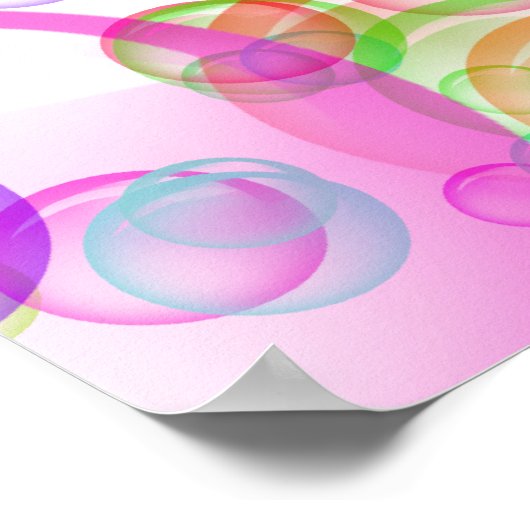 Seifenblasen Poster (Ecke)