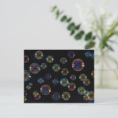 Seifenblasen Postkarte (Stehend Vorderseite)
