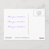 Seifenblasen Postkarte (Rückseite)