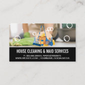 Seifenblasen | Reinigungstools Visitenkarte (Vorderseite)