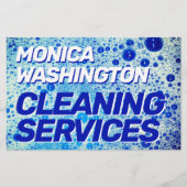 Seifenblasen Schaumstoff Imitate Textur Flyer (Vorne)