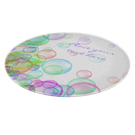 Seifenblasen Schneidebrett (Ecke)