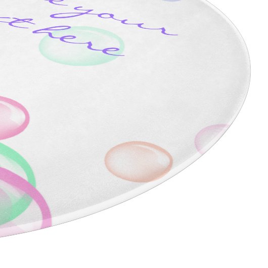 Seifenblasen Schneidebrett (Ecke)