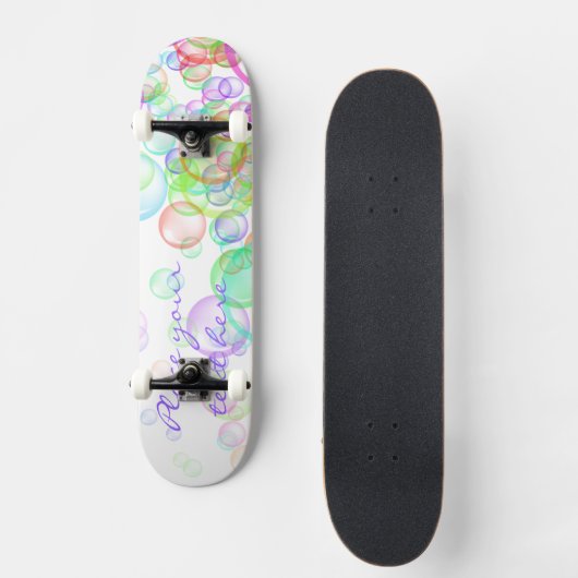 Seifenblasen Skateboard (Vorderseite)
